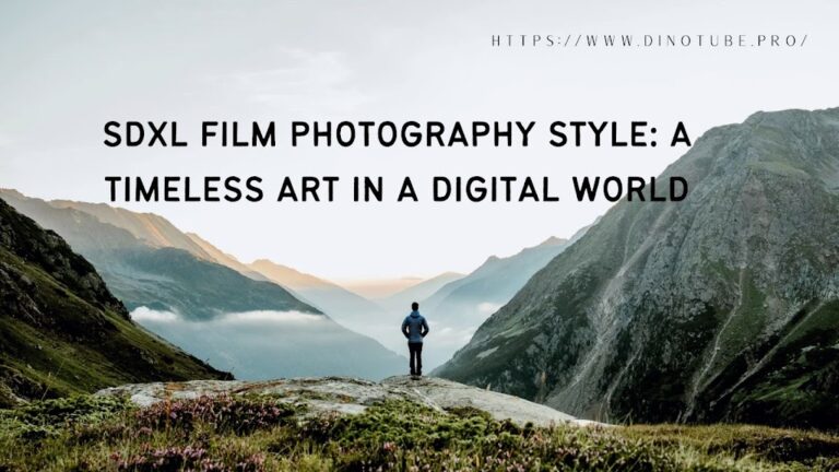 SDXL Film Photography Style: A Timeless Art in a Digital World